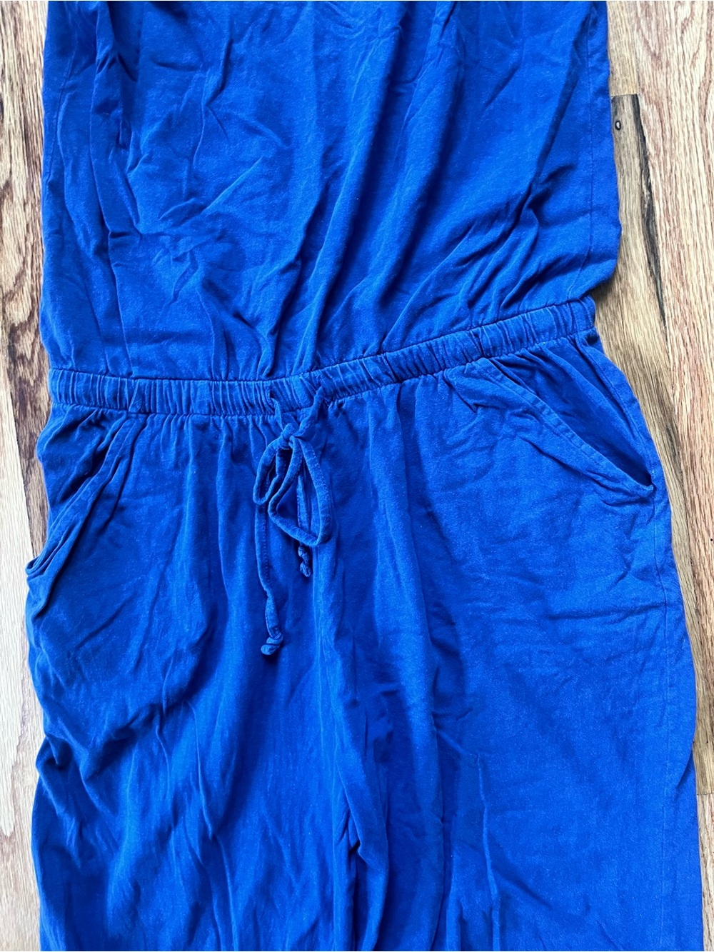 Pact Blue Sleeveless Wide-Leg Jumpsuit - Picture 3 of 8